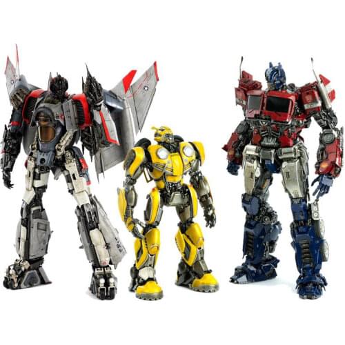 3A Threezero DLX Bumblebee Skyfire Optimus Prime Lightning Sonic Alloy Skeleton Movable Model Spot