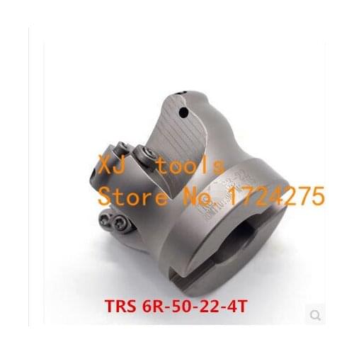TRS-6R-50-22-4T, round nose surface CNC milling cutter,milling cutter tools,Face Milling Cutter Head carbide Insert RDMT1204