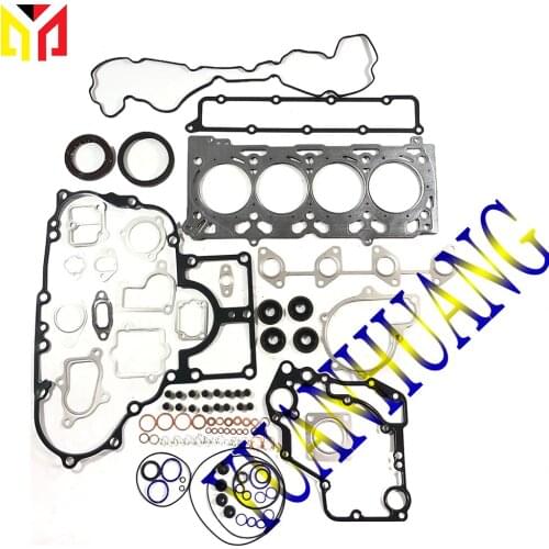 V2607 Engine Full Gasket Kit Overhual Set For KUBOTA Excavator Tractor Diesel Cylinder Head Valve Seal