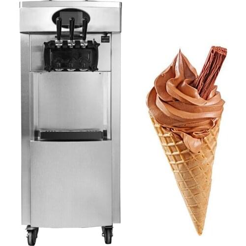 High Quality Floor Type Ice Cream Machine Commercial Soft Ice Cream Machine 2100W Ice Cream Making Machine