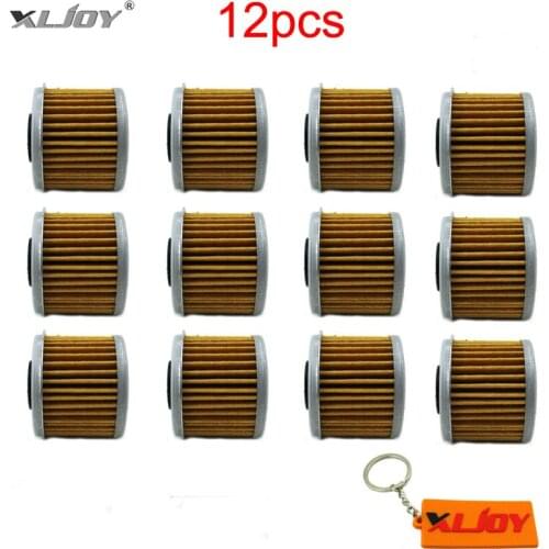 12x Oil Filter For Honda CRF450R 2002 2003 2004 2005 2006 2007 2008 2009 2010 2011 2012 2013 CRF250X CRF450X CRF250R TRX450R