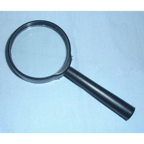 300PCS Magnifiers Transparent Handheld 40MM Plastic Frame Read Instrument Tools Magnifying Glass For Elder Student