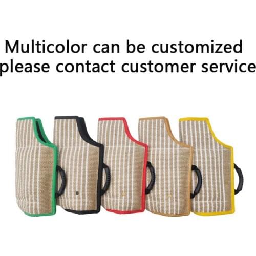 Bite Sleeves Agility Chien Pet Bite Tug Jute Bite SProtection for Police Working Young Dogs, Work Dog, Puppy Training Playing