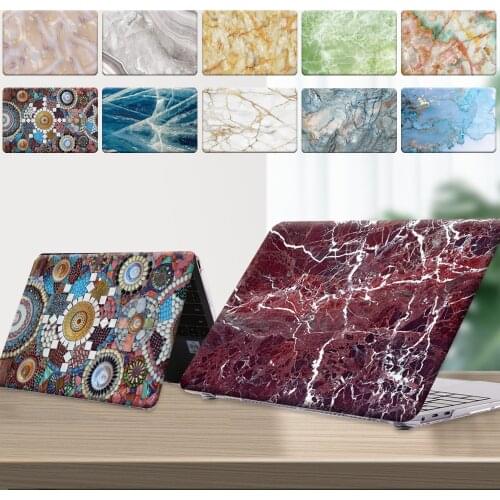Laptop Case for Huawei MateBook D14/D15/X Pro 13.9 2019/Matebook 14/15/14 2021/13 2020/X 2020 Marble Pattern Notebook Hard Shell