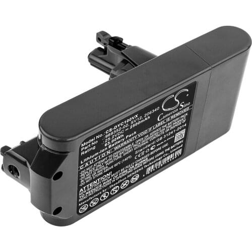 CS 2500mAh/63.00Wh battery for Dyson Cyclone V10,V10,V10 Absolute,V10 Animal,V10 Cyclone series,Total Clean 206340