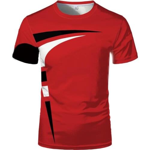 Creative hot-selling new fashion 3D digital printing T-shirt summer breathable and comfortable men and women with short sleeves