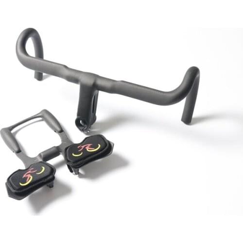 Carbon handlebar racing rest bar Stem 3K T800 28.6MM inner cable