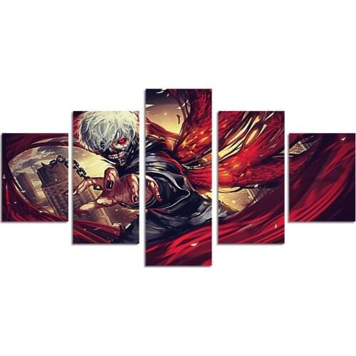 Canvas Painting Tokyo Ghoul Posters and Prints Wall Art Anime Picture for Living Room Decor No Frame