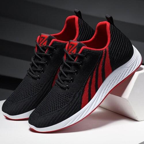 Autumn Casual Men Sneakers Comfort Lace-up Running Shoes Breathable Man Trainers Brand Male Fashionable Sports Shoes