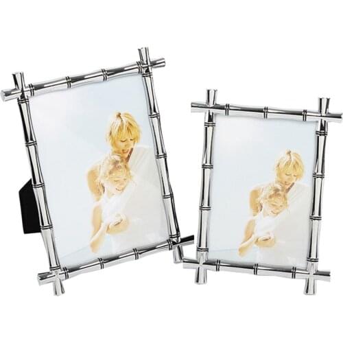 Bamboo Joint Alloy Metal Photo Frame Picture Frames for Home Decoration MPF084