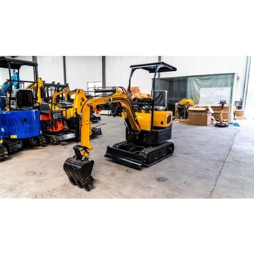Chinese Garden Small Digger Hydraulic 1Ton Crawler Mini Excavator For Sale