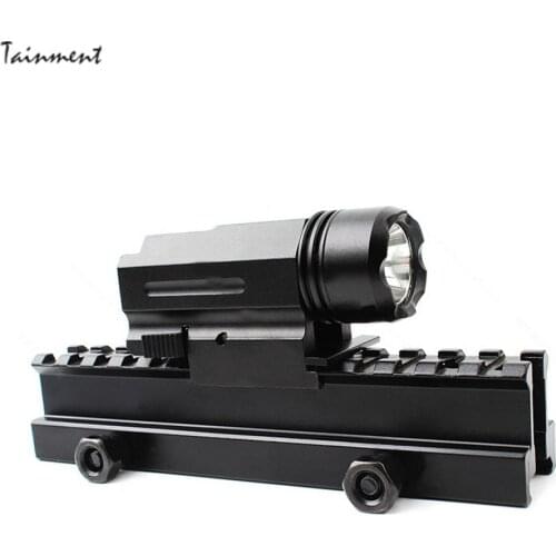 Airsoft Mini Pistol Light Quick Detach Handgun Flashlight for 20mm Rail Glock 17 18 19 23 32 Accessories Outdoor Lighting Tools