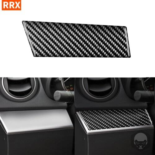 For Mazda 3 Axela 2010 2011 2012 2013 Mazdaspeed3 Carbon Fiber Sticker Steering Wheel Left Panel Decorative Cover Car Accessory