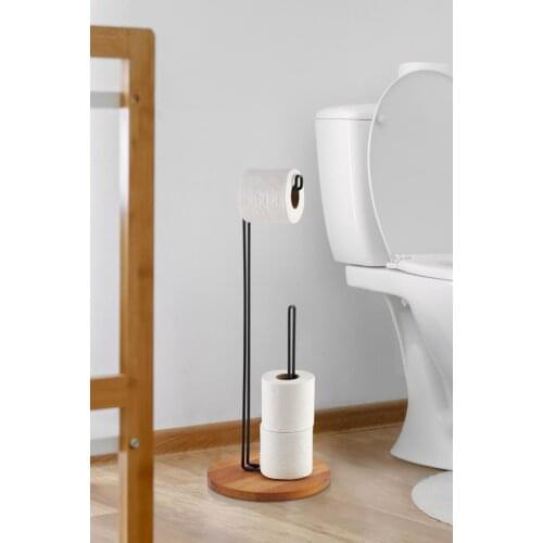 Cedar Floor Standing Metal Redundant Napkin Holder