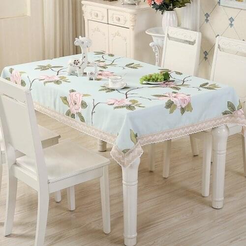 NIOBOMO Dinner Tablecloth Rectangle Table Cloth for Home Table Cover for Wedding Table Decoration waterproof oilproof