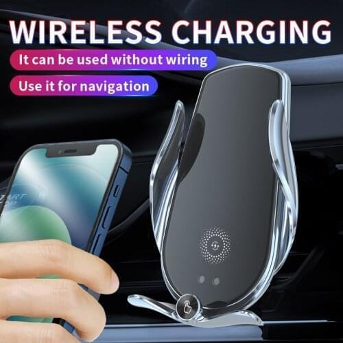 New magnetic wireless charger 15W fast charging car phone holder for iphone 8/8Plus 11Pro 12Pro X/XR Samsung Note 8/9 Huawei P30