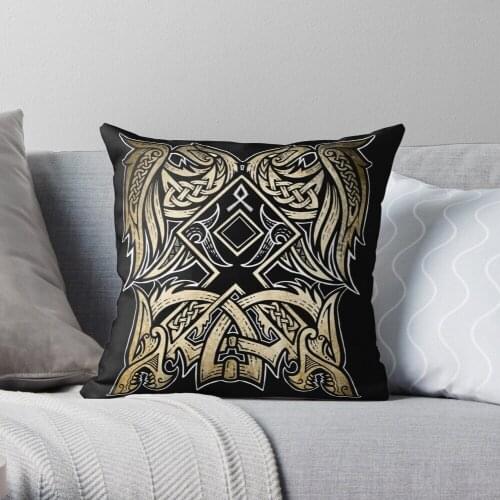 Odal Throw Pillow Cushion Cover Polyester throw pillows case on sofa home living room car seat decor 45x45cm