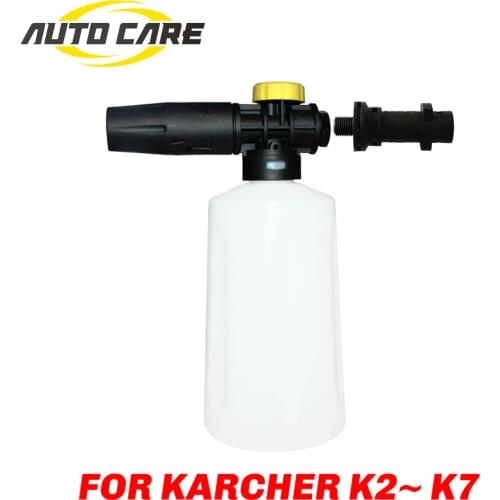 Snow Foam Lance For Karcher K2 - K7 High Pressure Foam Gun Cannon All Plastic Portable Foamer Nozzle Car Washer Soap Sprayer