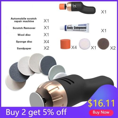 Mini Car Polishing Machine Scratch Remover Polish And Repair Metal Oxidation Car Scratch Repairer Electric Polisher Innovative