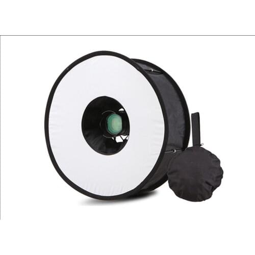 R-45 Professional Ring Speedlight Softbox Round Style Flash Light Shoot Soft box Foldable Soft Flash Light Diffuser