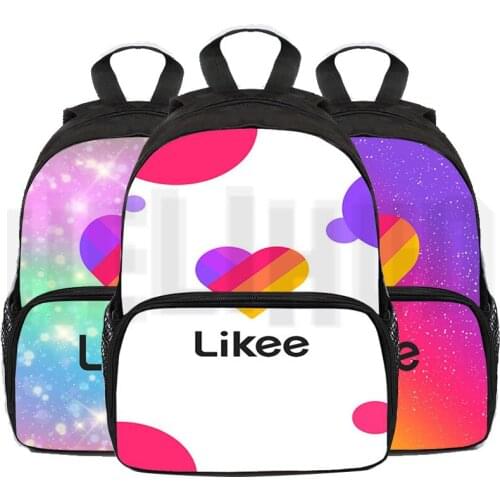Likee Backpack Russian Style Student Bookbag LIKEE Softback Laptop School Bags for Teenage backpack Girls women Cosmetic Bag