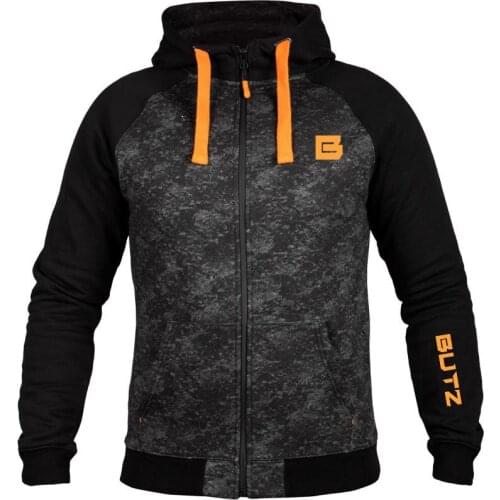 Sport Fitness Jacket Men Running Hoodies Gym Hooded Jersey Autum Winter Cotton Sportswear Workout Coat Jogging Training Clothing