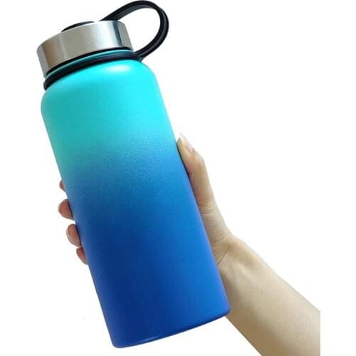32OZ Hydro Flask Outdoor Large Stainless Steel Vacuum Water Bottle Portable Leak-proof Sports Travel Bottles Insulated Thermos