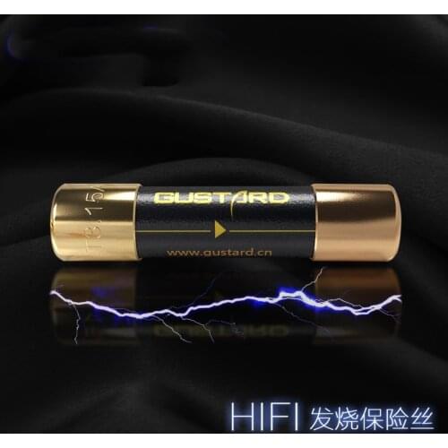 GUSTARD 630ma 1.6A 3.15A 5A hifi fever fuse nano alloy high-end fuse fuse
