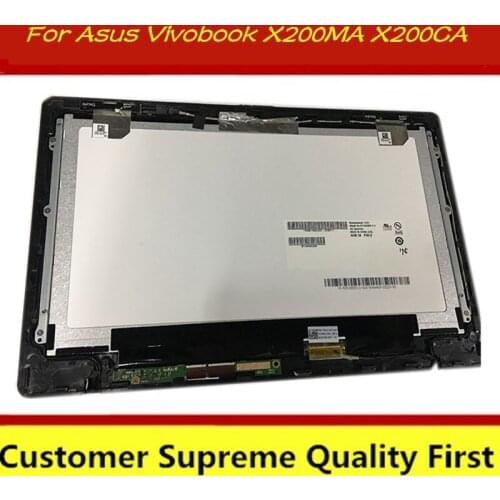 B116XW03 N116BGE LCD LED Screen Touch Screen Digitizer Assembly Glass with BLACK Frame for For Asus Vivobook X200MA X200CA
