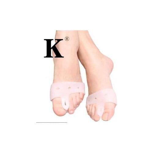 1pair New Silicone Gel Foot Toe Hallux Valgus Separators Bunion Relief Straighteners Toe Separator