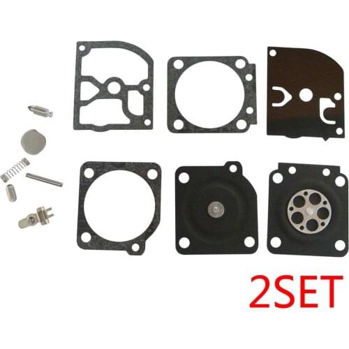 2*Carburetor Repair Rebuild Overhaul Kit ZAMA RB-69 Fit Stihl MS200 Husky 113LD