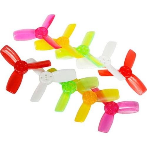 20pcs Kingkong 2345 58mm PC 3-blade Propeller 1.5mm Mounting Hole for FPV Quadcopter RC Racer Drones (10 pair)