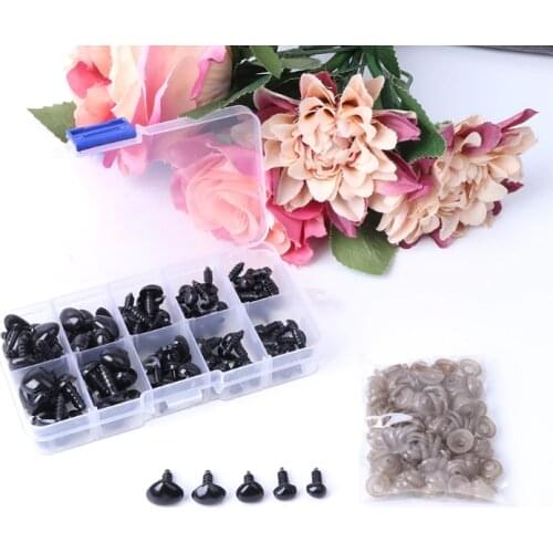 2017 100Pcs Plastic Safety Triangle Nose Doll Plush Toys Stuffed Animals Making DIY NOV6_15