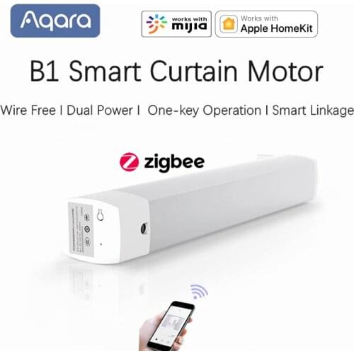 샤오미 커튼 모터 Aqara B1 전동커튼모터 Zigbee Remote Conotrol For Mijia APP Apple Homekit Built-in Li-ion Battery 자동커튼 스마트 홈 제어