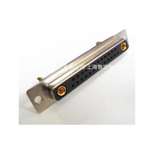 Car needle type 27W2 25+2 D-SUB mother head welding wire type full gold large current connector