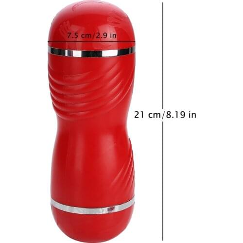 Bosiwe Realistic Oral 3D Deep Throat Vibrator USB Heat Artificial Vagina Male Masturbators Silicone Pussy Oral Sex Toys for Men