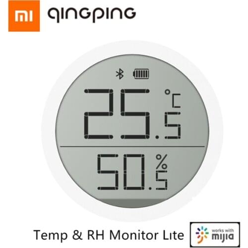 Xiaomi Digital BLE5.0 Thermometer &Hygrometer Monitor Lite LCD Ink Screen Data Automatic Recording Work for Mi Home App