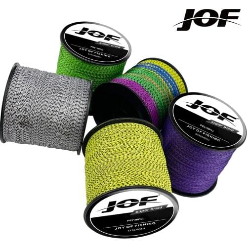JOF New 4 Strands PE Fishing Line Braid Fishing Line 300M Spotted Multifilament Fishing Wire Carp Fishing Line Tool