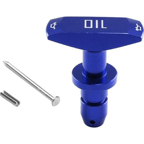 Stainless Steel Oil Caliper Pull Handle Blue for Ford GT V8 GT500
