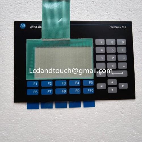 Membrane Keypad +Touch Screen panel for Panelview 550 2711-K5A15 2711-K5A20