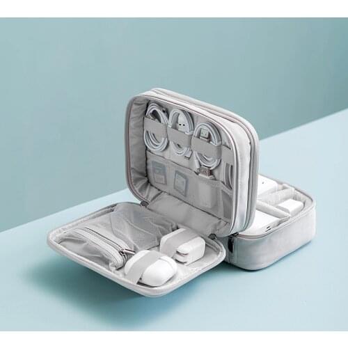 Home travel multifunctional digital package data cable headset 3C electronic product charger storage bag