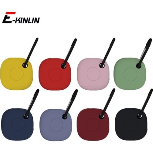 Soft Silicone Shockproof Case For Samsung Galaxy SmartTag Plus Ultra Thin Protective Cover Tracker Keychain Accessories Shell