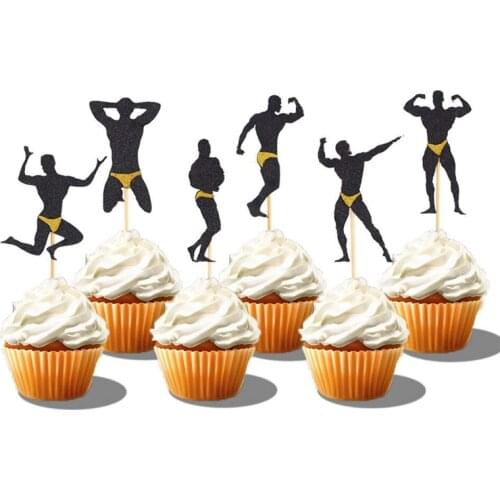 Naughty Cupcake Topper Picks Bachelorette Hen Party bridal shower bride to be wedding engagement male birthday Decoration favor