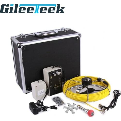 7D1 30M Cable Pipe Pipeline Inspection 23mm Camera, Drain Sewer Industrial Endoscope Waterproof Snake Video System with DVR