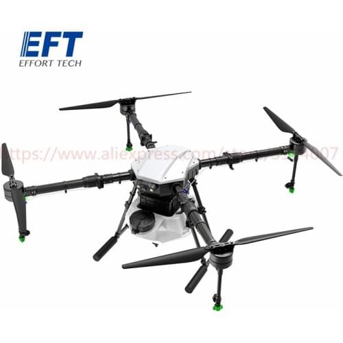 EFT E410P 10L 10Kg upgraded four-axis agricultural uav spray drone frame 1393mm wheelbase waterproof foldable frame