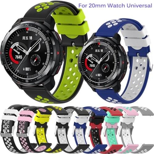 Watchband 20mm 22mm For Huawei Honor Watch ES / Honor GS Pro Strap Replacement Wristband Bracelet Watch Band ремешок Accessories