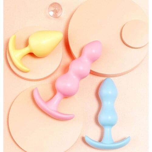 Silicone Anal Plug Couple Anal Ball Sex Toys Sex Games Anal Stimulator Vaginal Ball Masturbation Female Anal Ball Adult Products