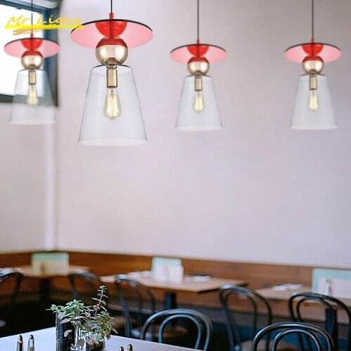 Nordic Glass LED Pendnat Lights Lighting Modern Romantic Pink Pendant Lamp LOFT Bedroom Living Room Bar Kitchen Hanging Lamps