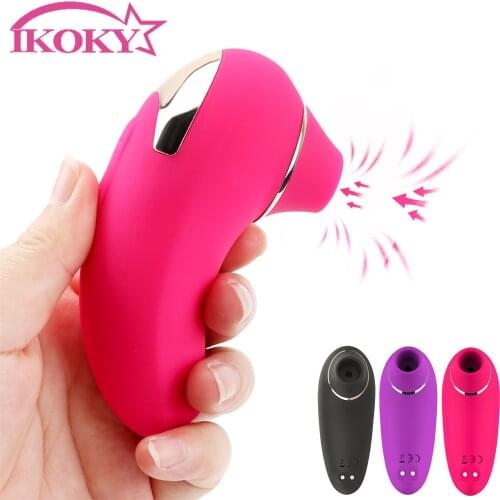 IKOKY 9 Frequency Clitoris Sucker Vacuum Stimulator G-Spot Oral Sex Nipples Sucking Vibrator Sex Toys for Women Adult Products