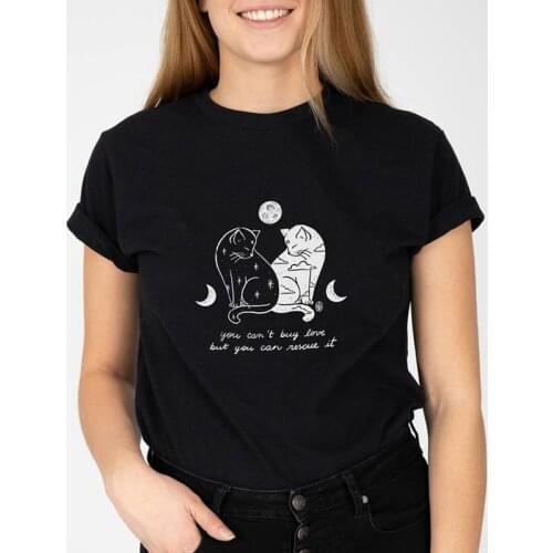 You Can't Buy Love But You Can Rescue It T-shirt Cute Animal Lover Gift Tshirt Funny Womens Adopt Don't Shop Top Tee Shirt